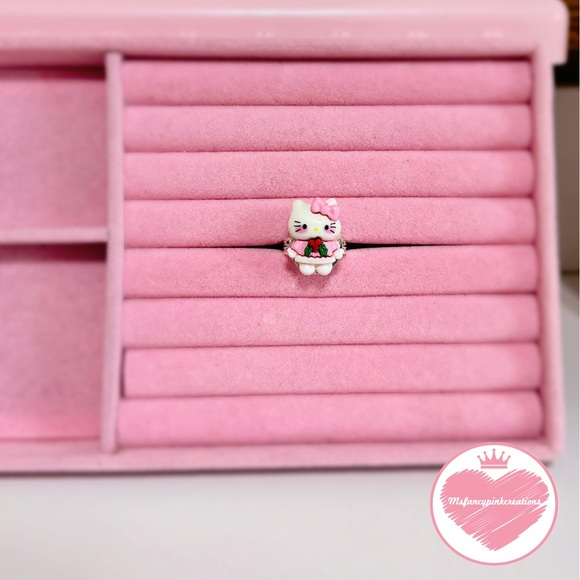 Gold Plated Handmade Christmas Rings - Picture 4 of 4